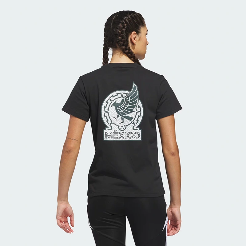 Women's Adidas World Cup 26 Mexico Away Graphic Tee - Image 3