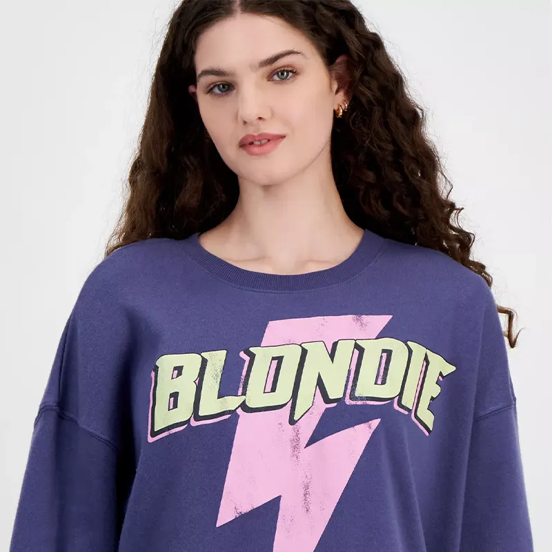 Womens Grayson Threads Crewneck Graphic Pullover Sweatshirt - Image 3