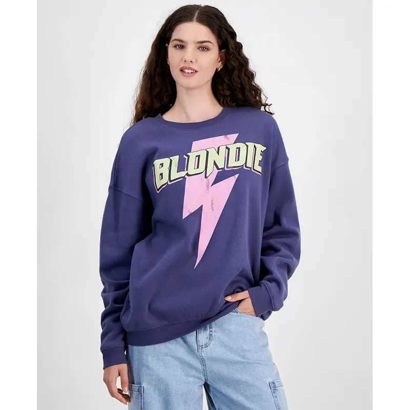 Womens Grayson Threads Crewneck Graphic Pullover Sweatshirt