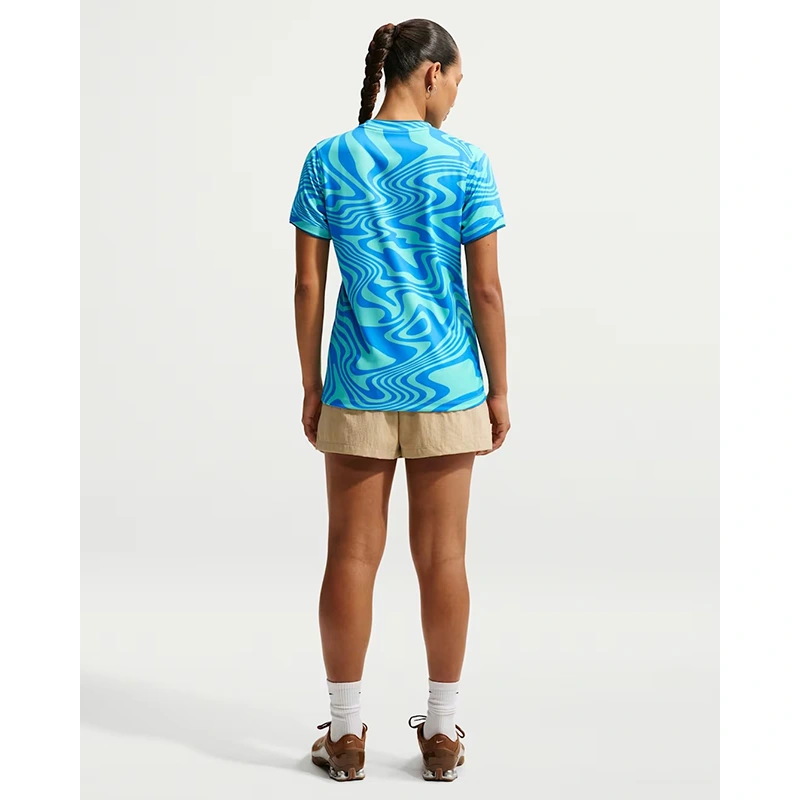 Women's Nike Brazil Pre-Match Short-Sleeve Top - Image 5