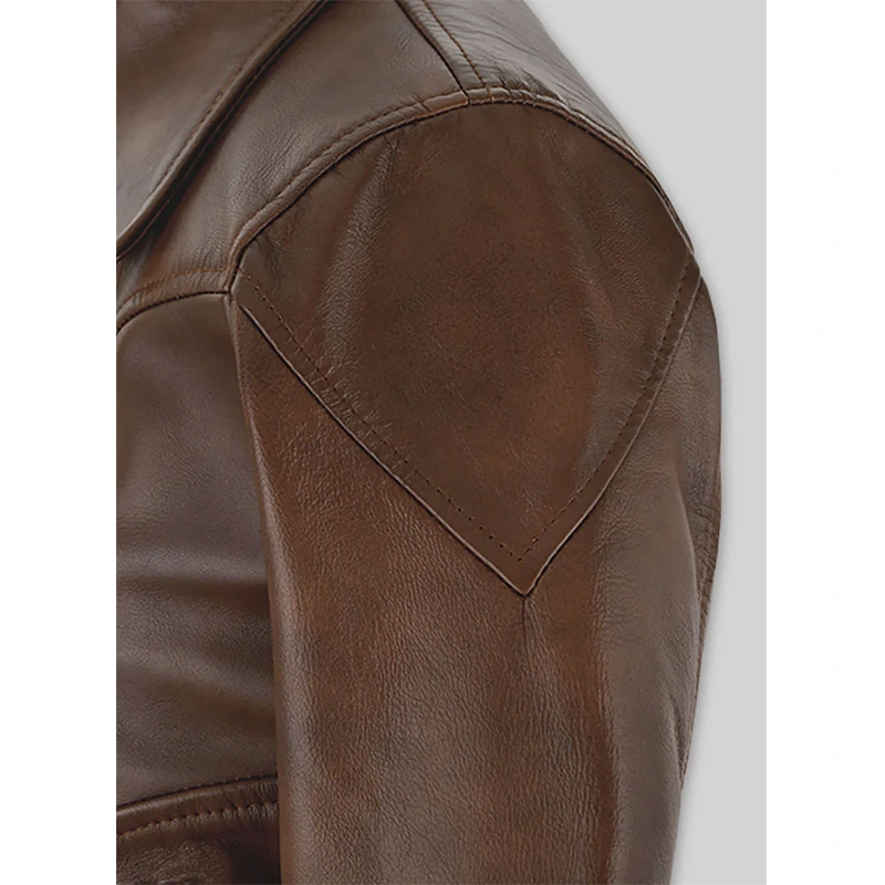 Women’s Selena Gomez Coach SS18 Leather Jacket - Image 3