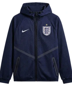 World Cup 2026 England Mesh Blue Anthem Jacket