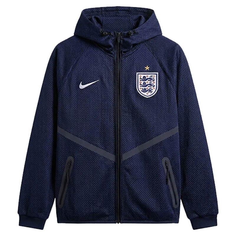 World Cup 2026 England Mesh Blue Anthem Jacket