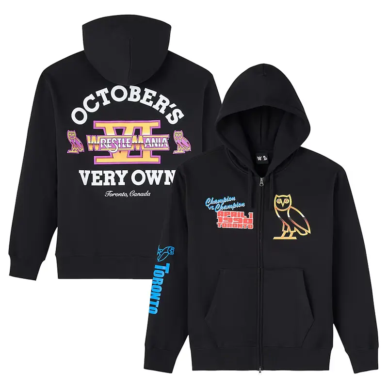 WrestleMania VI OVO x WWE Full-Zip Hoodie