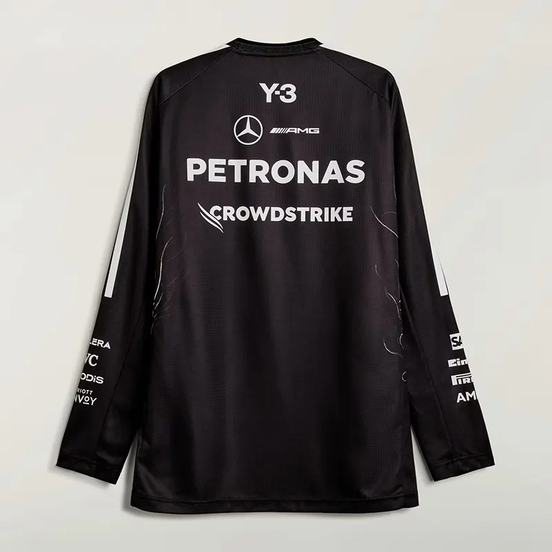 Adidas Y-3 MERCEDES DRIVER JERSEY LONG SLEEVE - Image 2