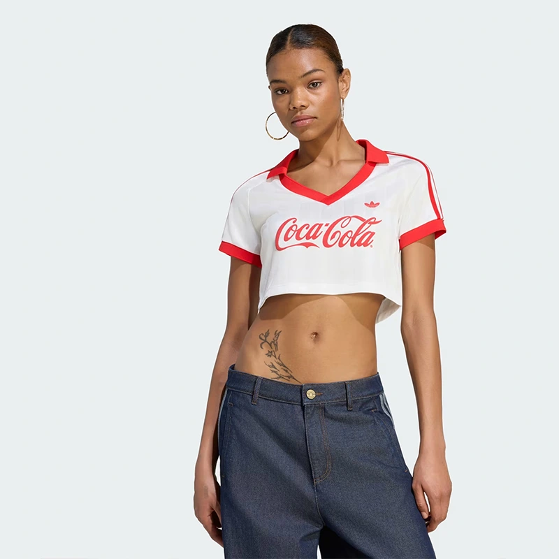 ADIDAS X COCA-COLA CROPPED JERSEY - Image 4
