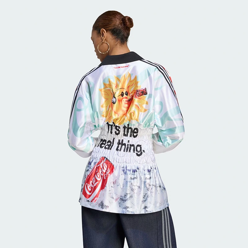 ADIDAS X COCA-COLA MASH UP SMOCKED JERSEY - Image 3