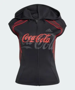 ADIDAS X COCA-COLA SLOUCHY GFX HOODED TOP