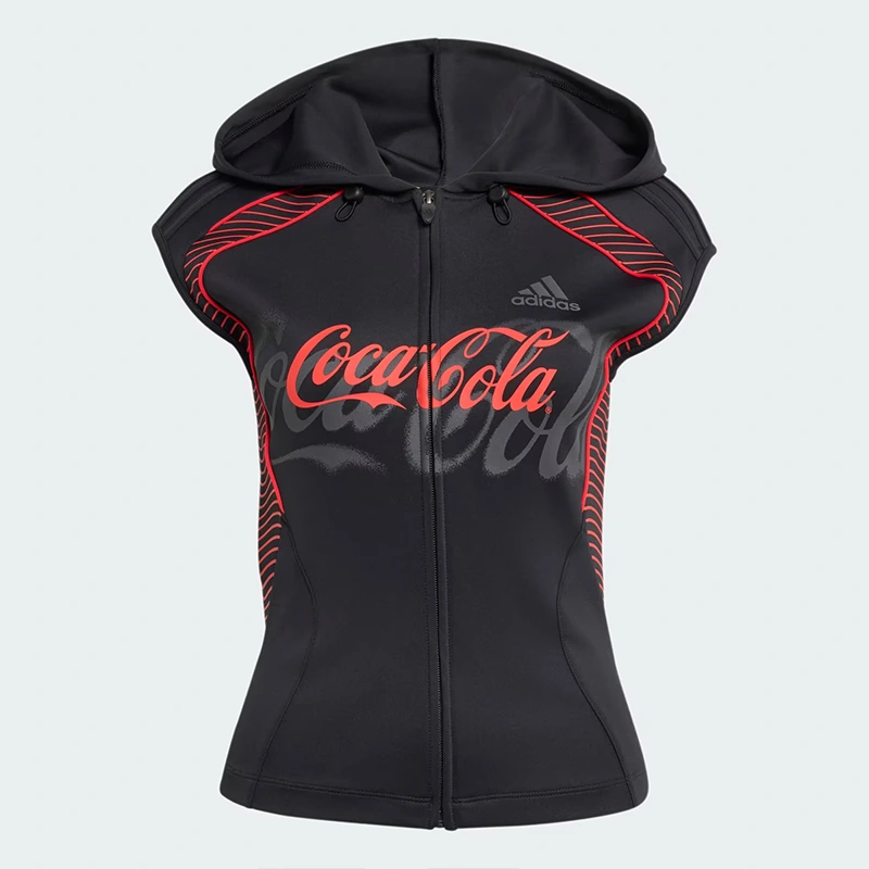 ADIDAS X COCA-COLA SLOUCHY GFX HOODED TOP