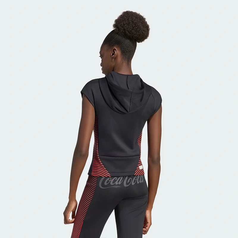 ADIDAS X COCA-COLA SLOUCHY GFX HOODED TOP - Image 4