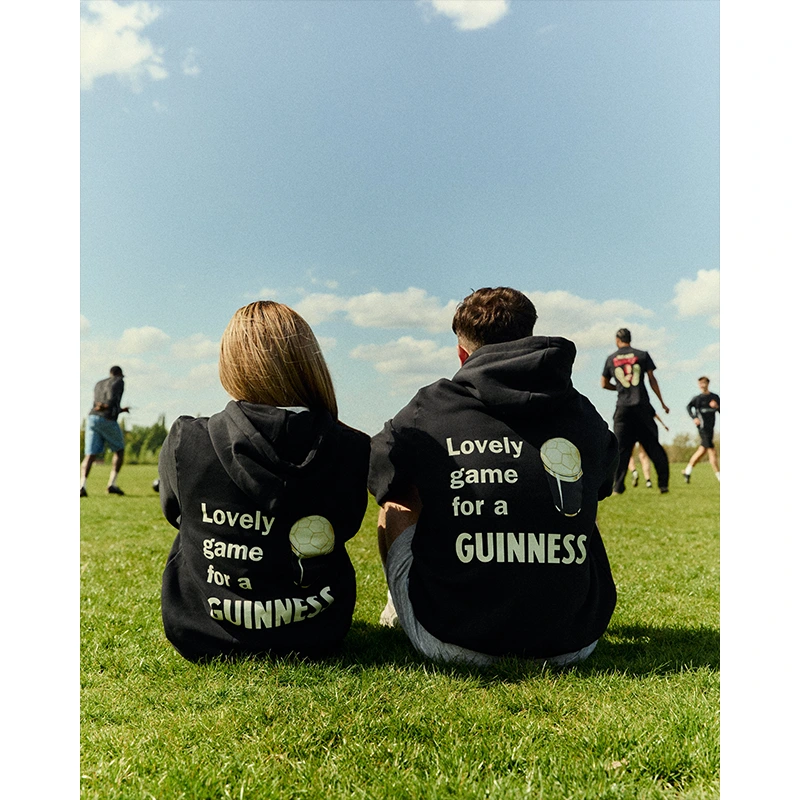 ART OF Lovely Game For A Guinness Black Hoodie - Image 7