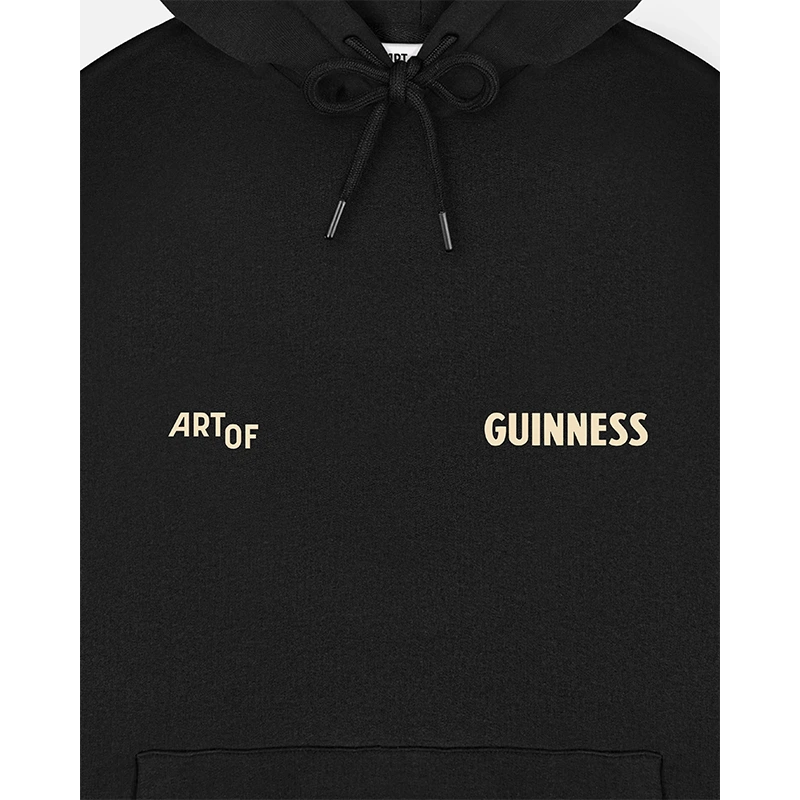 ART OF Lovely Game For A Guinness Black Hoodie - Image 3