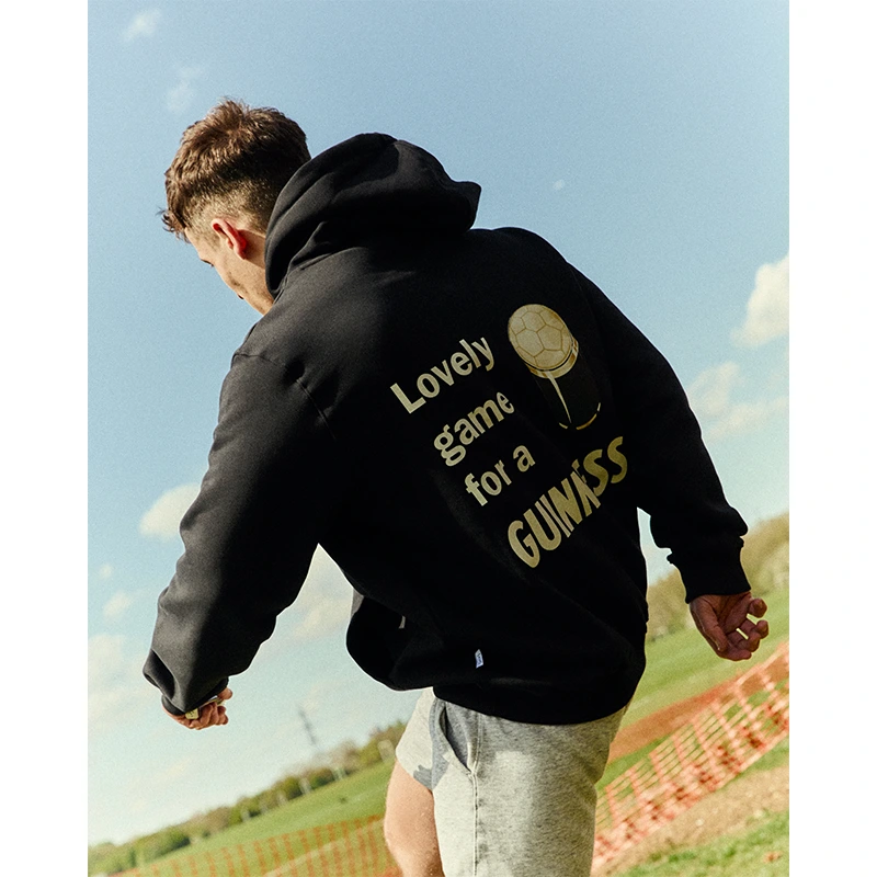 ART OF Lovely Game For A Guinness Black Hoodie - Image 5