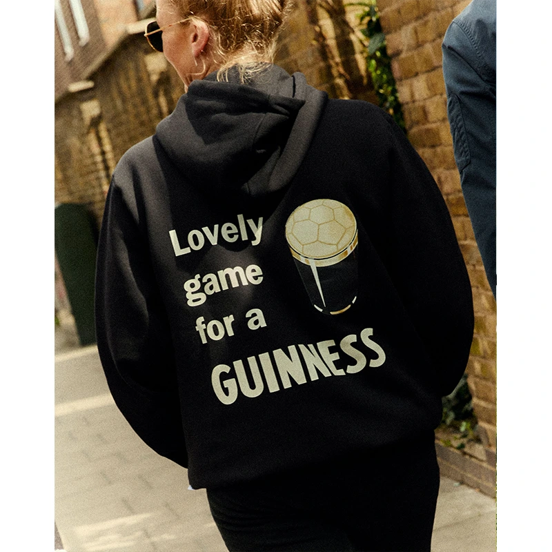 ART OF Lovely Game For A Guinness Black Hoodie - Image 6