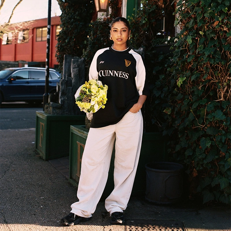 ART OF x Guinness Oversized Panelled Tee - Image 5