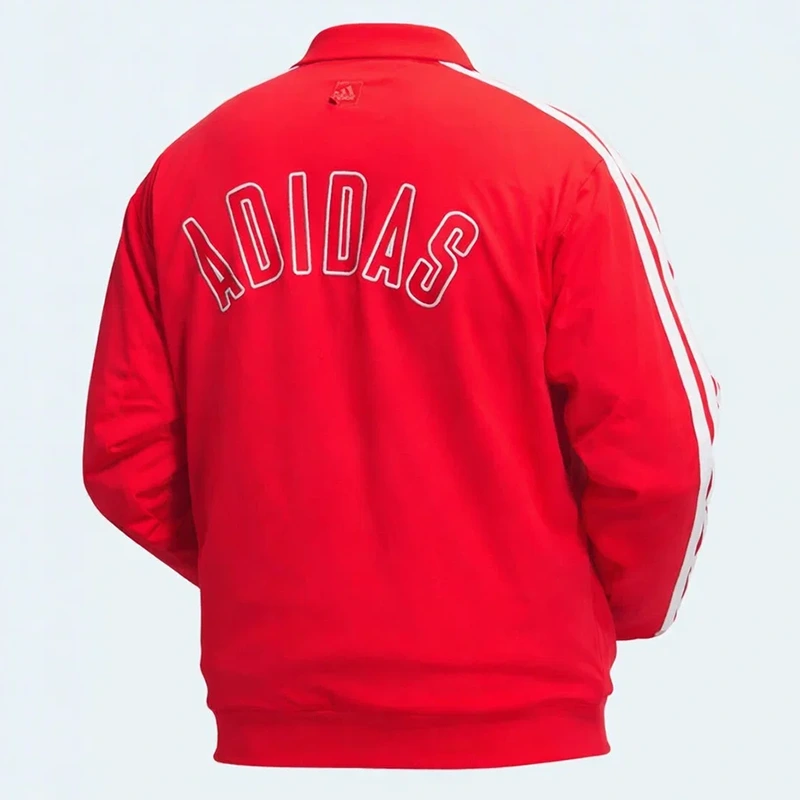 Adidas CNY 3 Stripes Woven Red Jacket - Image 2