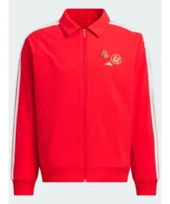 Adidas CNY 3 Stripes Woven Red Jacket