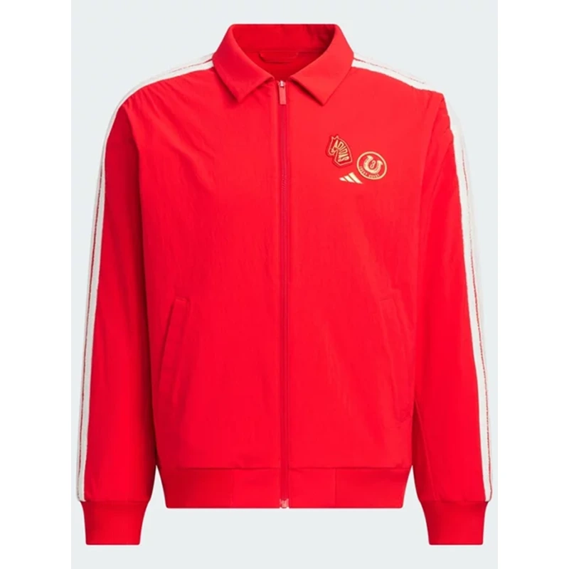 Adidas CNY 3 Stripes Woven Red Jacket