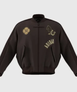 Adidas CNY Modern China Padded Bomber Brown Jacket