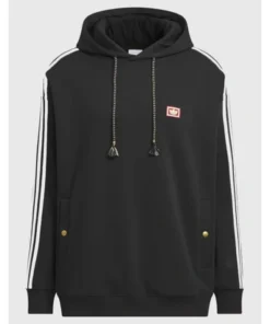 Adidas Chinese New Year SS26 Black Hoodie