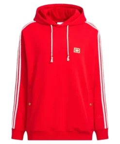 Adidas Chinese New Year SS26 Red Hoodie