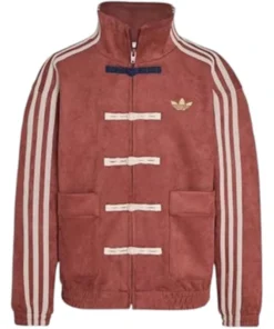 Adidas Junior Kids Chinese Knit Red Jacket