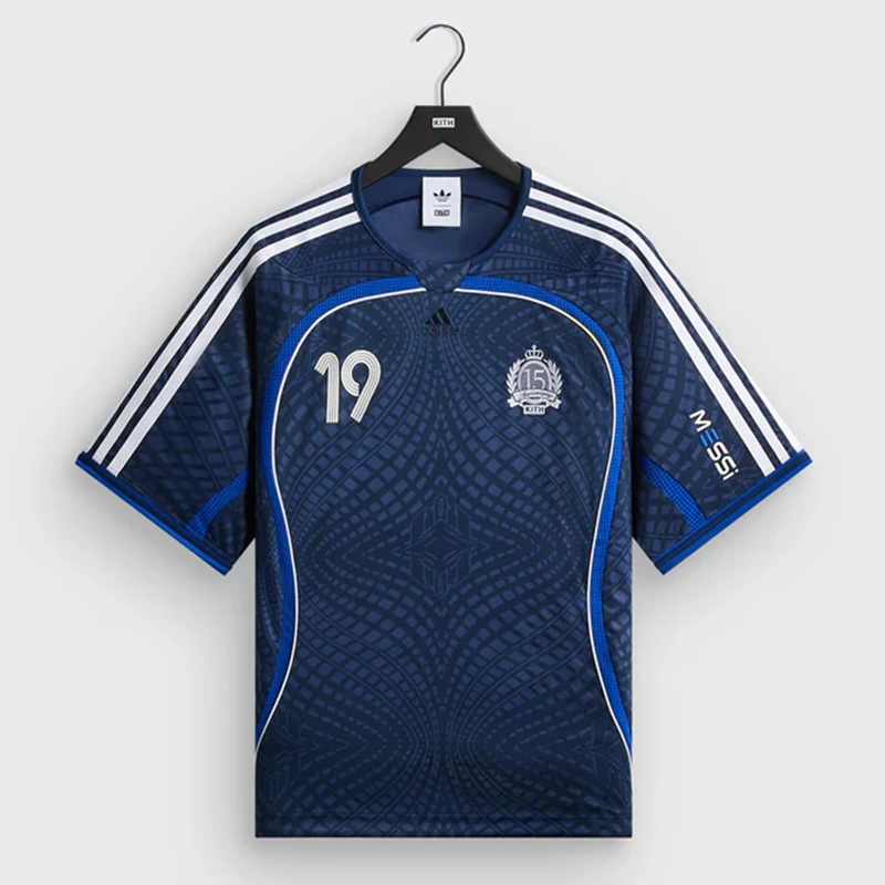 Adidas Kith & Messi Blue Football Jersey