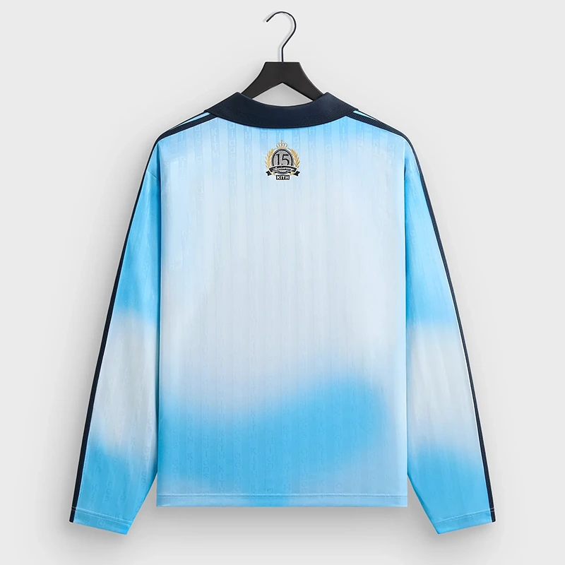 Adidas Kith & Messi Football Blue Goalkeeper Long Sleeve Tee - Image 2