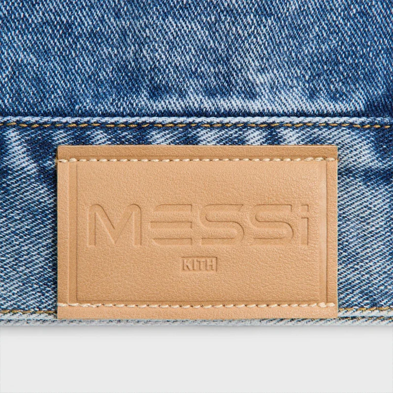 Adidas Kith & Messi Football Denim Jacket - Image 4