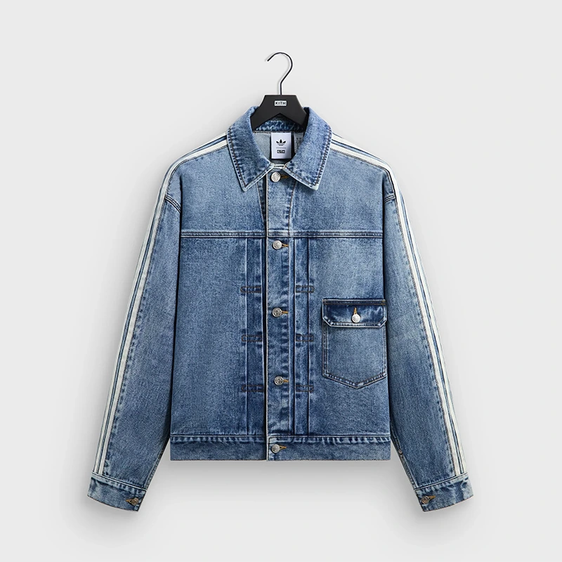 Adidas Kith & Messi Football Denim Jacket