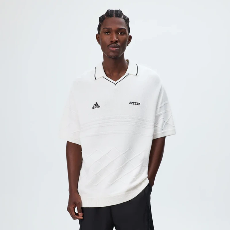 Adidas Kith & Messi Football Knit Polo - Image 6
