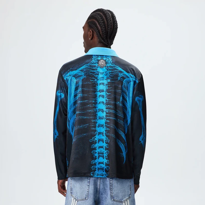 Adidas Kith & Messi Football Skeleton Goalkeeper Long Sleeve Tee - Image 7
