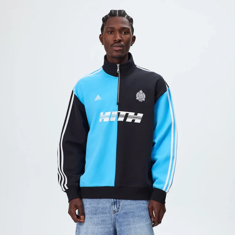 Adidas Kith & Messi Football Fleece Quarter Zip - Image 6