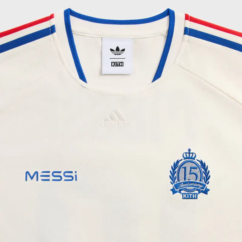 Adidas Kith & Messi White Football Jersey - Image 3