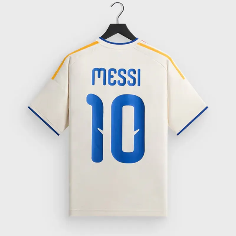 Adidas Kith & Messi White Football Jersey - Image 2