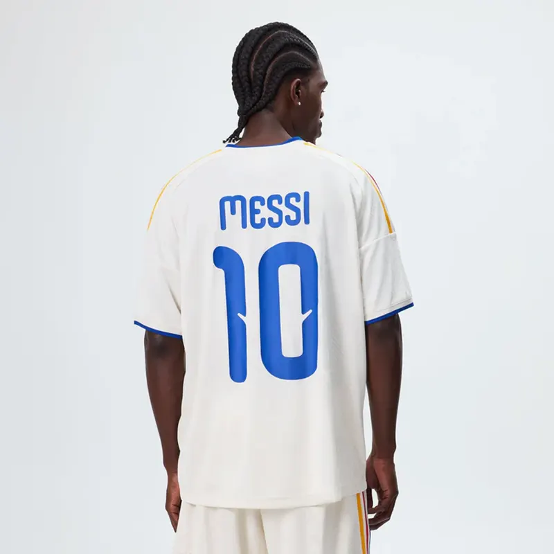 Adidas Kith & Messi White Football Jersey - Image 7