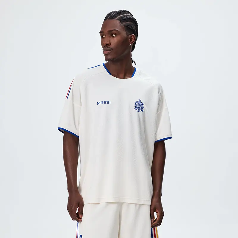 Adidas Kith & Messi White Football Jersey - Image 6