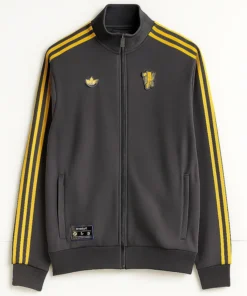 Adidas MUFC Gray Track Jacket