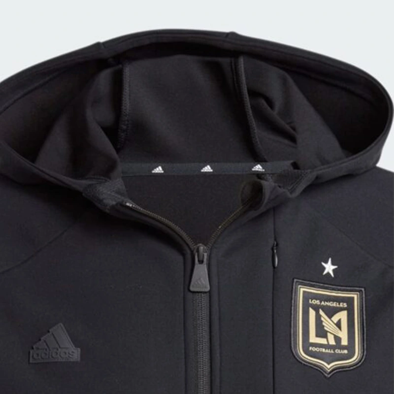 Adidas Men’s LAFC Gameday Anthem Black Jacket - Image 2