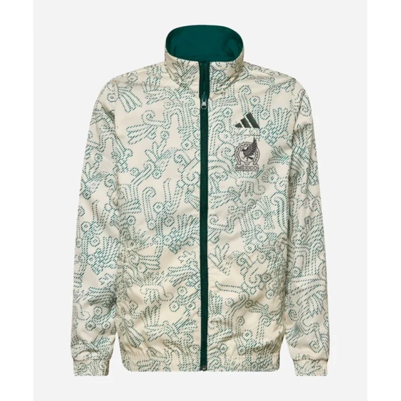 Adidas Mexico 2026 Reversible Anthem Jacket - Image 3