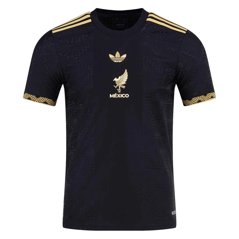 Adidas Mexico Gold Black Jersey