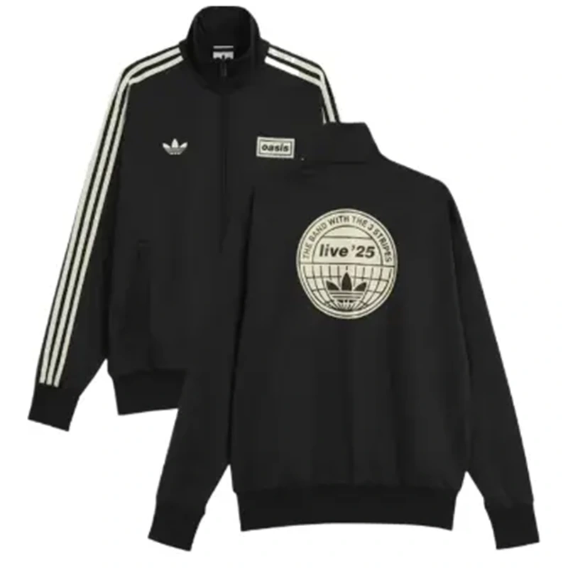 Adidas Oasis Black Track Jacket