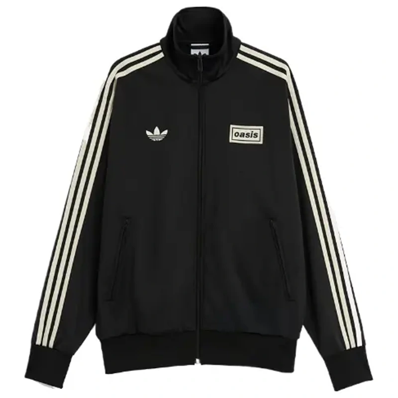Adidas Oasis Black Track Jacket - Image 2