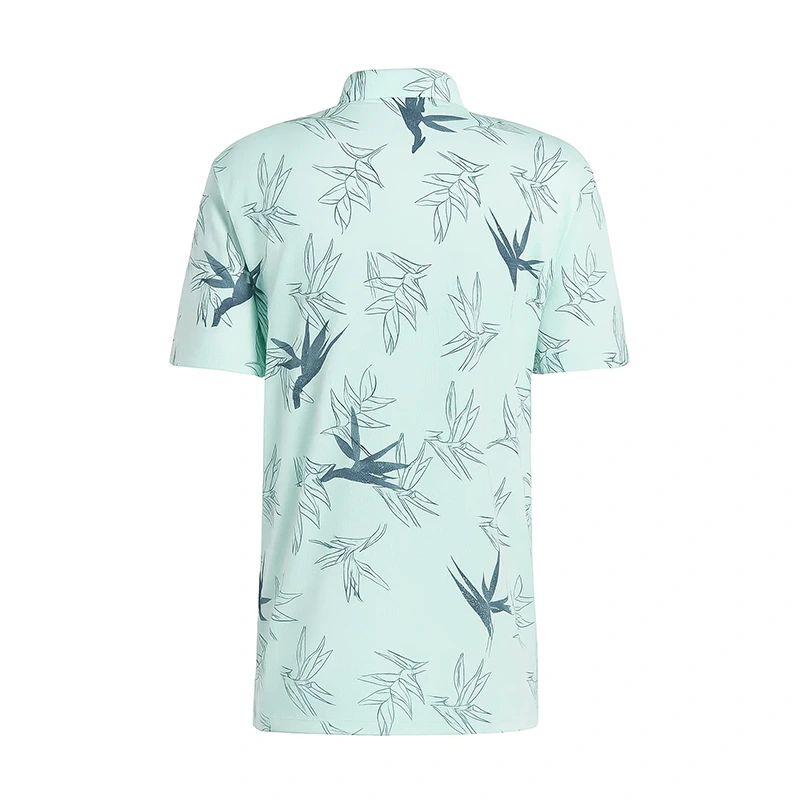 Adidas Oasis Mesh Light Blue Polo Shirt - Image 2
