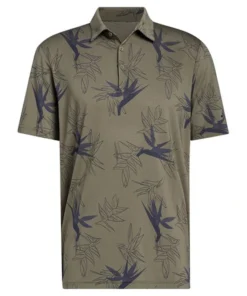 Adidas Oasis Mesh Polo Shirt Olive Strata