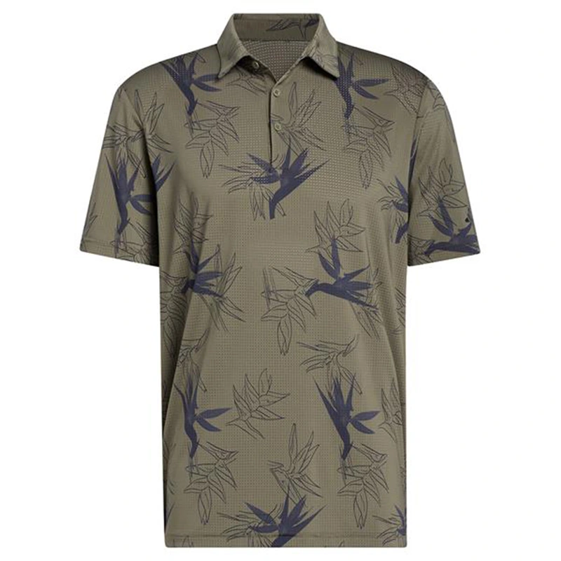 Adidas Oasis Mesh Polo Shirt Olive Strata