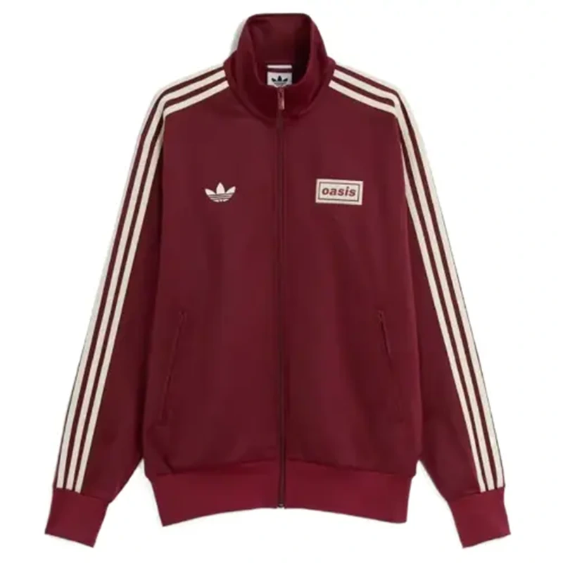 Adidas Oasis Red Track Jacket - Image 2