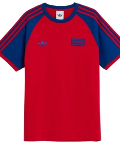 Adidas Oasis Tour Stripes Red T-Shirt
