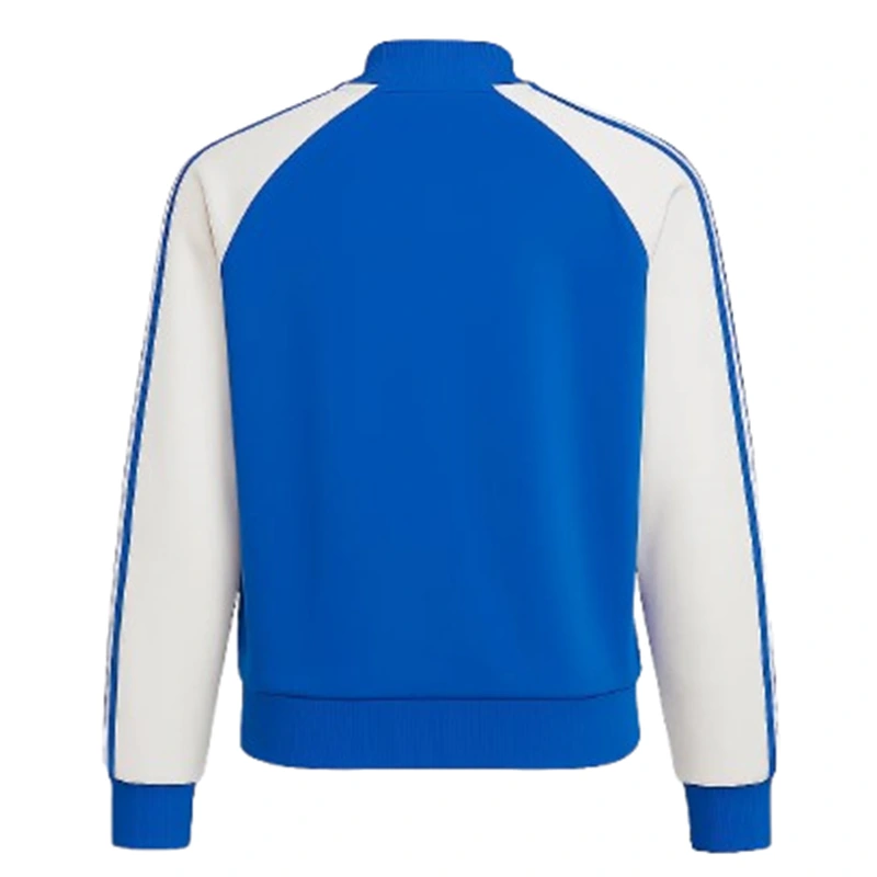 Adidas Three-Stripe Blue And White Track Jacket - Image 2