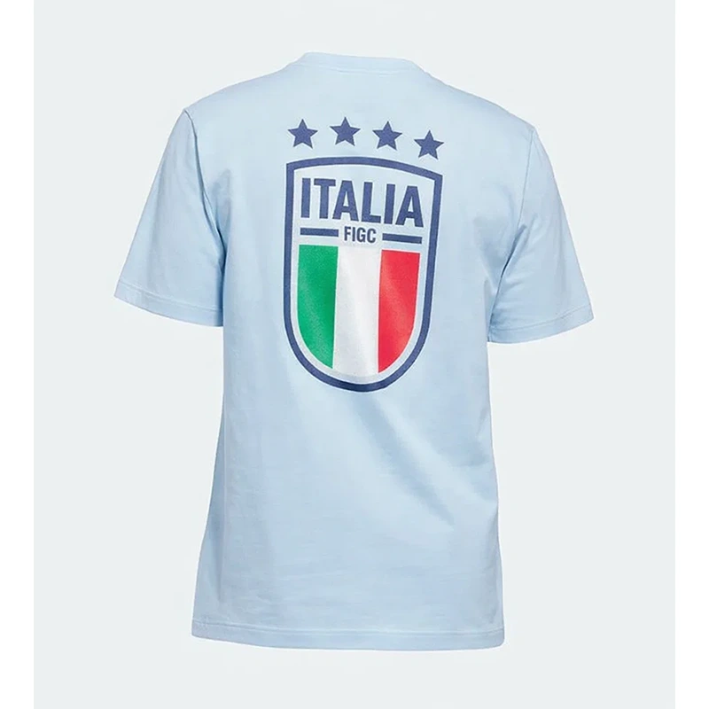 Adidas World Cup 26 Italy Away Graphic Light Blue T-Shirt - Image 2
